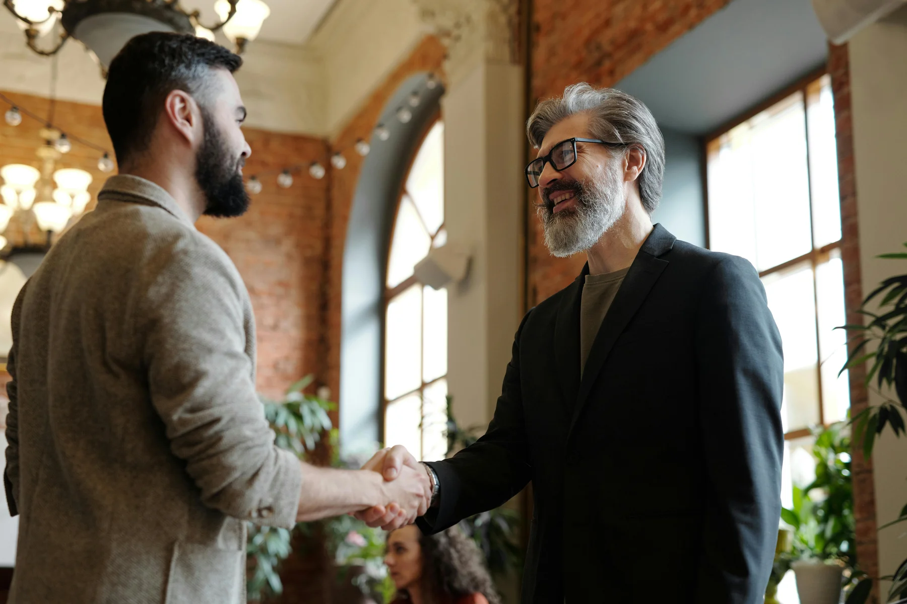 Cross-border investment partners closing a deal